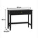 Dressing Table, Stool & Pair of 3 Drawer Bedside Tables - Hales Black Range