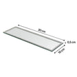 Rectangle Jewelled Mirrored Display Plate Tray