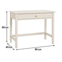 Dressing Table & Stool Set - Hales Taupe Range