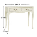 Dressing Table & Stool Set - Elizabeth Ivory Range