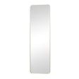 Tall Gold Curved Framed Wall / Leaner Mirror 135cm x 40cm