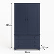 Large Navy Blue Pantry/Storage Closet
