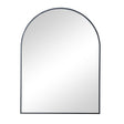 Black Arched Wall Mirror 80cm x 60cm