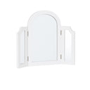 White Arched Triple Dressing Table Mirror - Daventry White Range