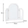 White Arched Triple Dressing Table Mirror - Daventry White Range