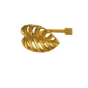 Pair of Gold Monstera Leaf Curtain Holdbacks