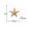 Gold Starfish Drawer Knob