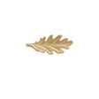 Shiny Gold Oak Leaf Drawer Knob