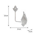 Pair of Silver Angel Wing Curtain Tie Backs