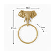 Metallic Gold Elephant Towel Ring