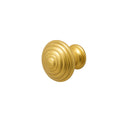 Round Shiny Gold Swirl Detailed Drawer Knob