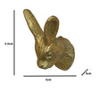 Gold Rabbit Head Drawer Knob