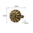Rustic Round Scalloped Drawer Knob