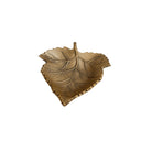 Rustic Bronze Leaf Trinket Tray Dish