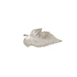 Shiny Silver Leaf Trinket Tray Dish