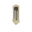 Ornate Cream Mirrored Candle Sconce