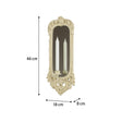 Ornate Cream Mirrored Candle Sconce