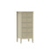 Tall 5 Drawer Bedside Table - Hales Taupe Range