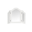 White Tabletop Vanity Mirror - Victoria Range