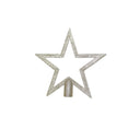 Gold Glitter Christmas Star Tree Topper - 20cm