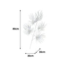Set Of 2 Silver Palm Stems - 80cm