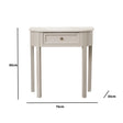 Grey Half Moon Table - Daventry Taupe-Grey Range