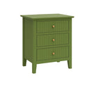 Pair of 3 Drawer Bedside Tables - Hales Green Range