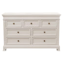 Large Taupe-Grey 7 Drawer Chest of Drawers & Pair of Bedside Tables - Daventry Taupe-Grey Range