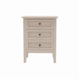 Large 6 Drawer Chest of Drawers and Pair of 3 Drawer Bedside Tables - Rowley Taupe Grey Range
