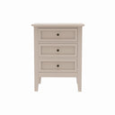 Large 6 Drawer Chest of Drawers and Pair of 3 Drawer Bedside Tables - Rowley Taupe Grey Range