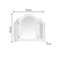 White Dressing Table & Mirror Set - Victoria Range