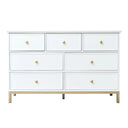 Large Chest of Drawers & Pair of Bedside Tables - Aisby White Range