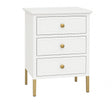 Large Chest of Drawers & Pair of Bedside Tables - Aisby White Range