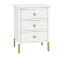 Large Chest of Drawers & Pair of Bedside Tables - Aisby White Range