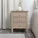 3 Drawer Bedside Table - Hales Tan Range