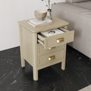 3 Drawer Bedside Table - Lawrence Mocha Range