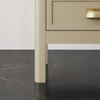 3 Drawer Bedside Table - Lawrence Mocha Range