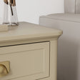 3 Drawer Bedside Table - Lawrence Mocha Range