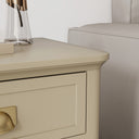 3 Drawer Bedside Table - Lawrence Mocha Range