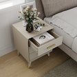 3 Drawer Bedside Table - Oslo Taupe Range