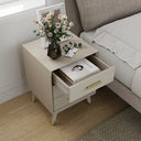 3 Drawer Bedside Table - Oslo Taupe Range