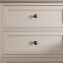 3 Drawer Bedside Table - Rowley Taupe Grey Range