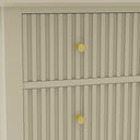 3 Drawer Chest of Drawers and Pair of Bedside Tables - Hales Taupe Range