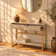 3 Drawer Chest of Drawers, Dressing Table Set &amp; Pair of Two Drawer Bedside Tables - Liana Taupe Range