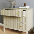 3 Drawer Chest of Drawers - Hales Taupe Range