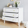 3 Drawer Chest of Drawers - Hales White Range
