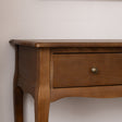 3 Drawer Dark Wood Console Table with Shelf - Ashwell Range