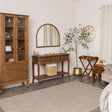 3 Drawer Dark Wood Console Table with Shelf - Ashwell Range