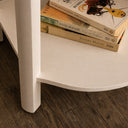 3 Drawer Reeded Wall Mounted Floating Dressing Table &amp; Pair of Bedside Tables - Willow White Range