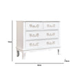 Antique White 4 Drawer Chest of Drawer & Pair of 3 Drawer Bedside Tables - Pays Blanc Range